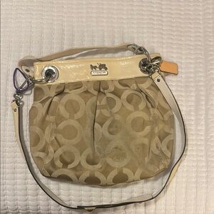 Coach Tan and Cream Women's Bag